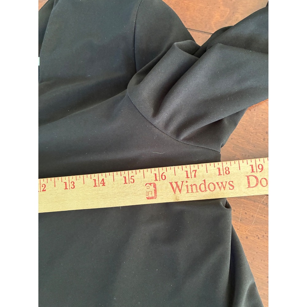 Sympli Black Go To Tunic Top Double Layer Tiered 3/4 Sleeve Size 10 Canada - Picture 4 of 6
